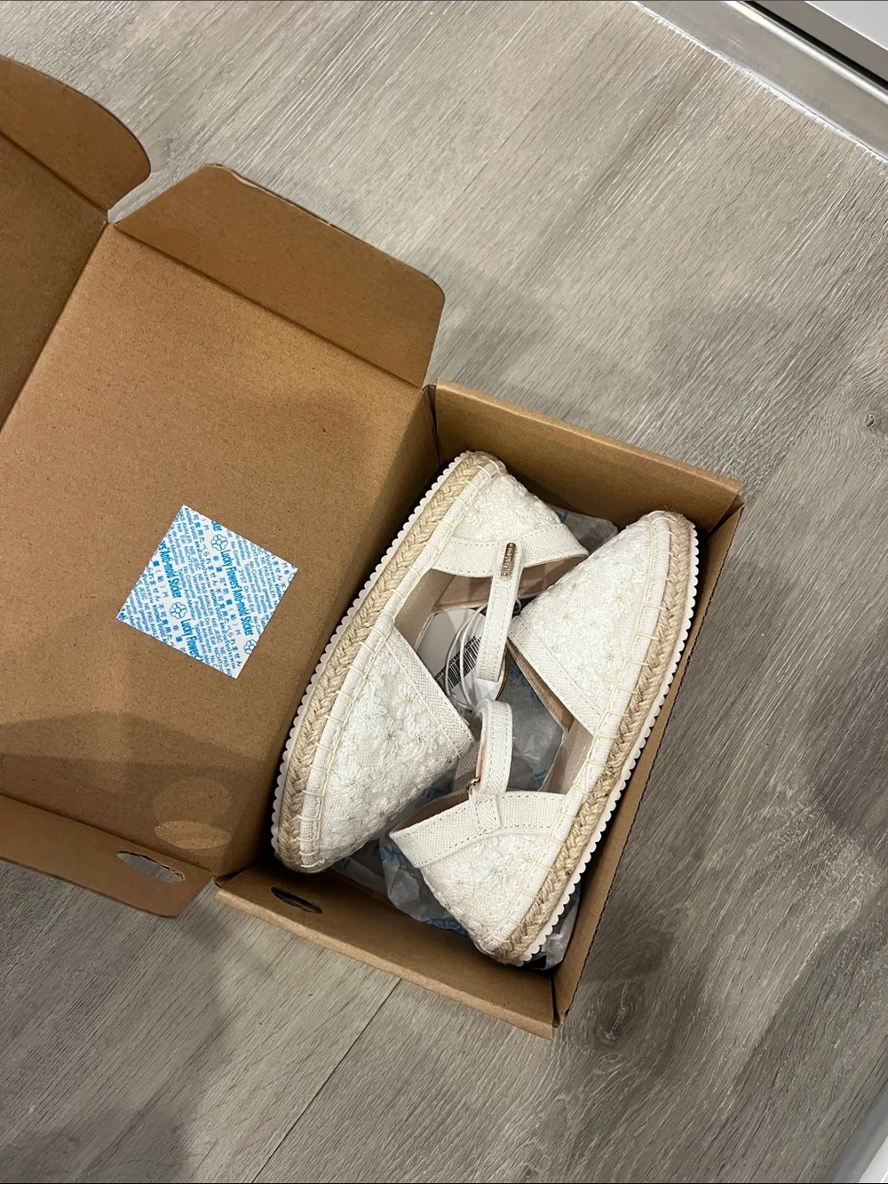 Mayoral White Floral Lace Espadrille Mary Jane for Kids